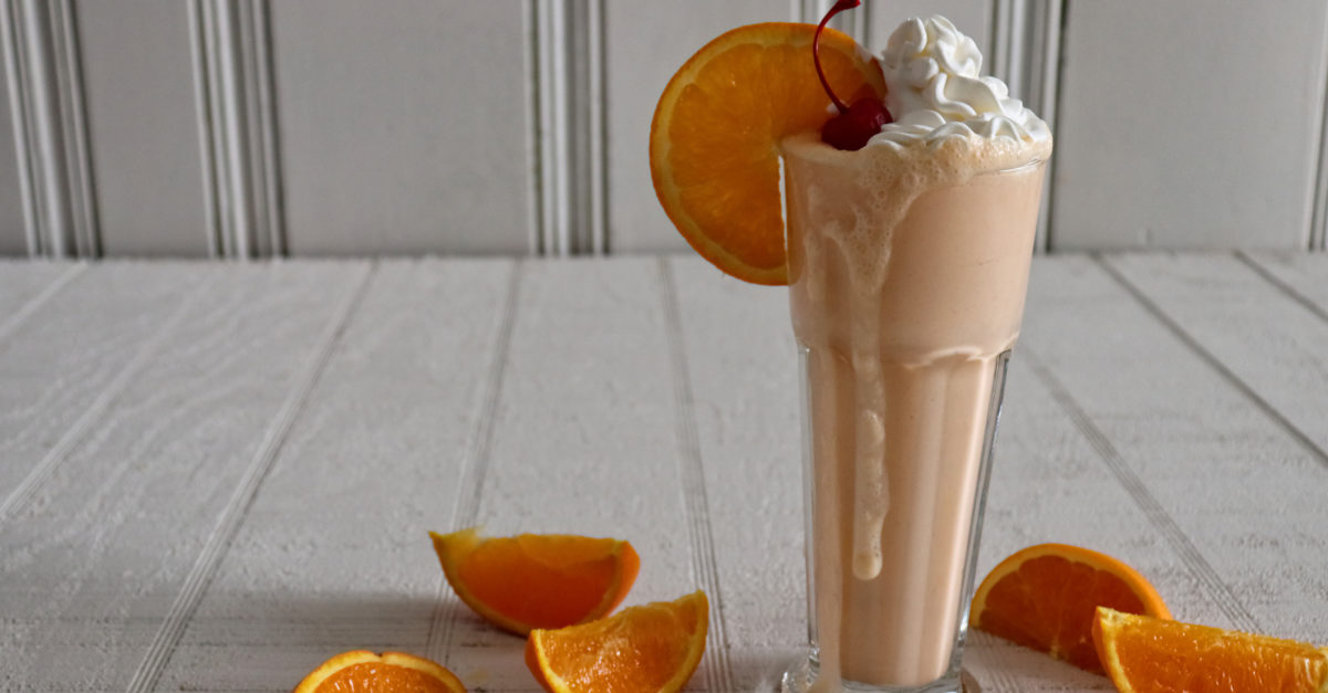 Orange Creamsicle Guilt-Free Milkshake - Start Healthy