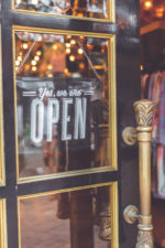 come in we're open sign