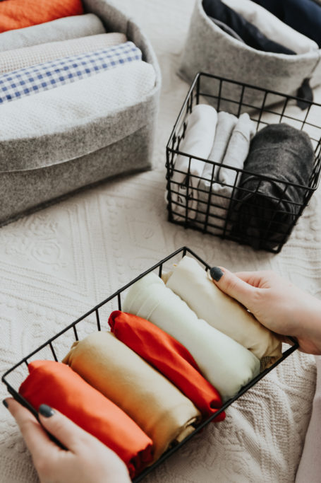 folded clothes