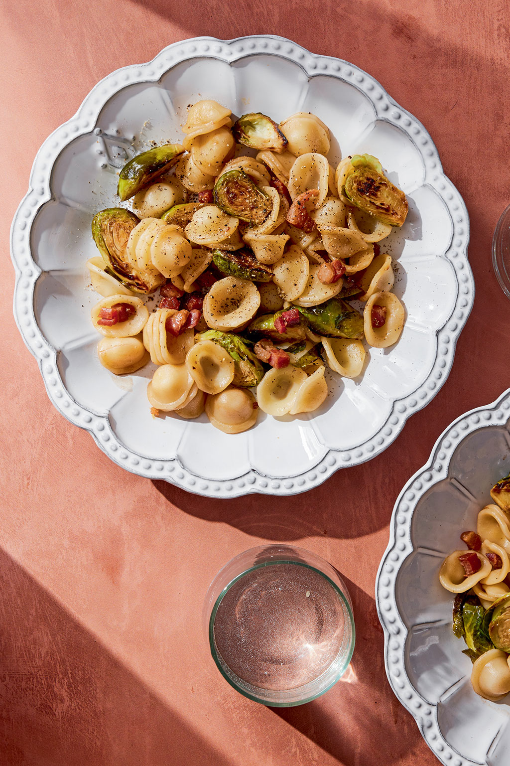 Brown-Buttered Brussels Sprouts and Orecchiette Salad