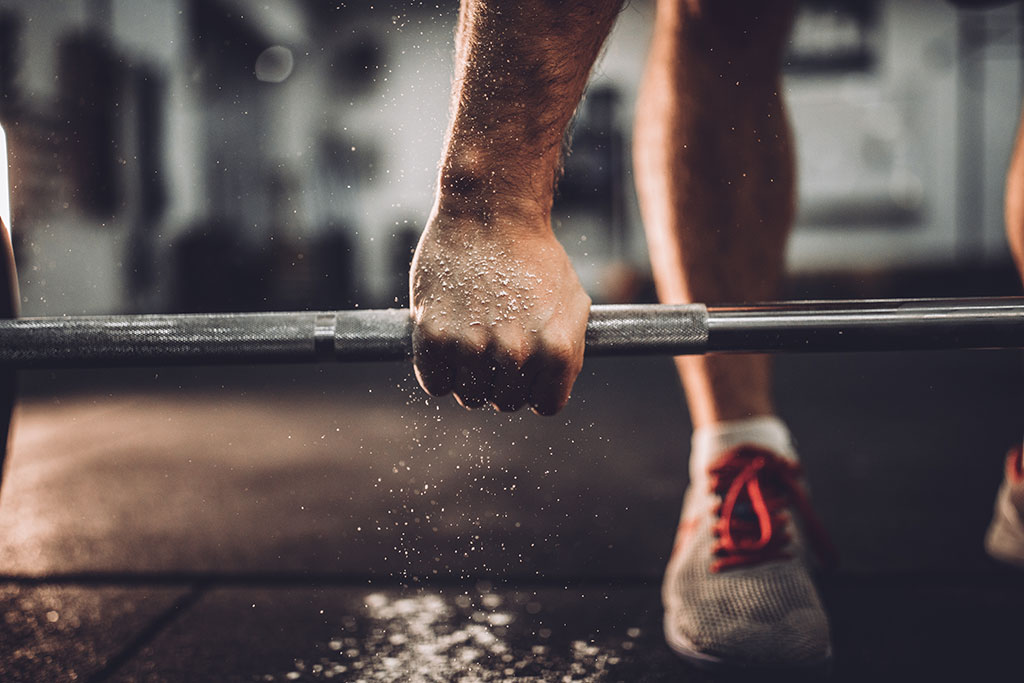 Man in gym