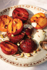 Chargrilled Plums with Honey Yoghurt