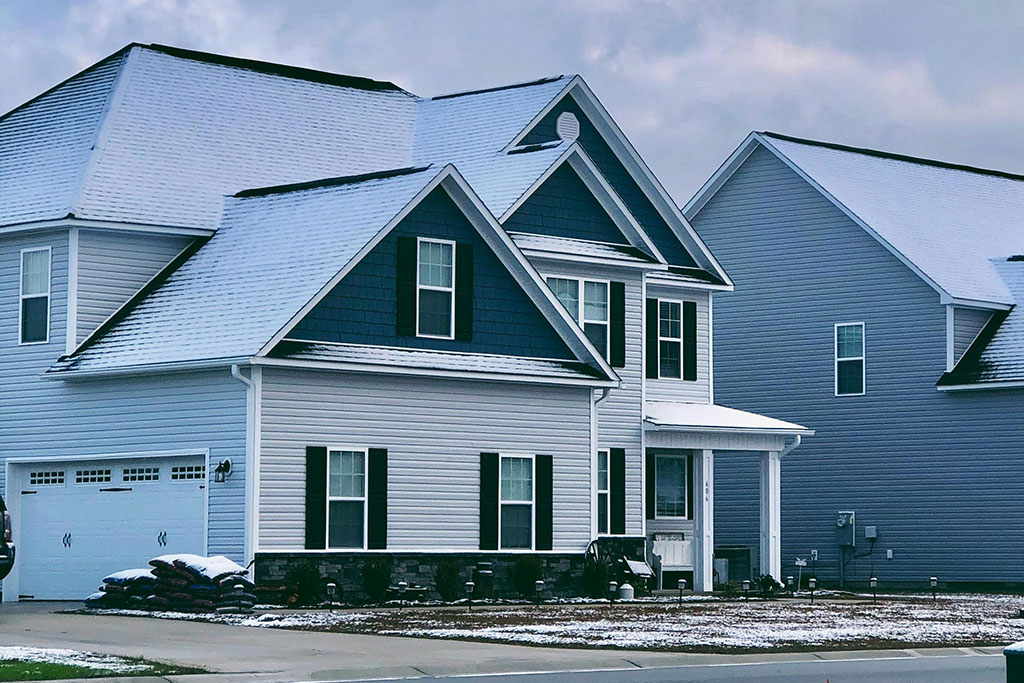 House in winter