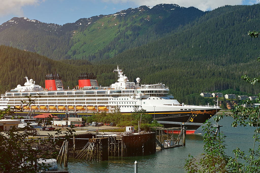 Cruise ship in Alaska